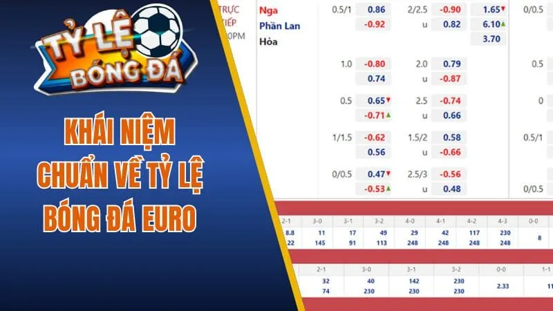 Khái niệm chính xác về tỷ lệ bóng đá Euro